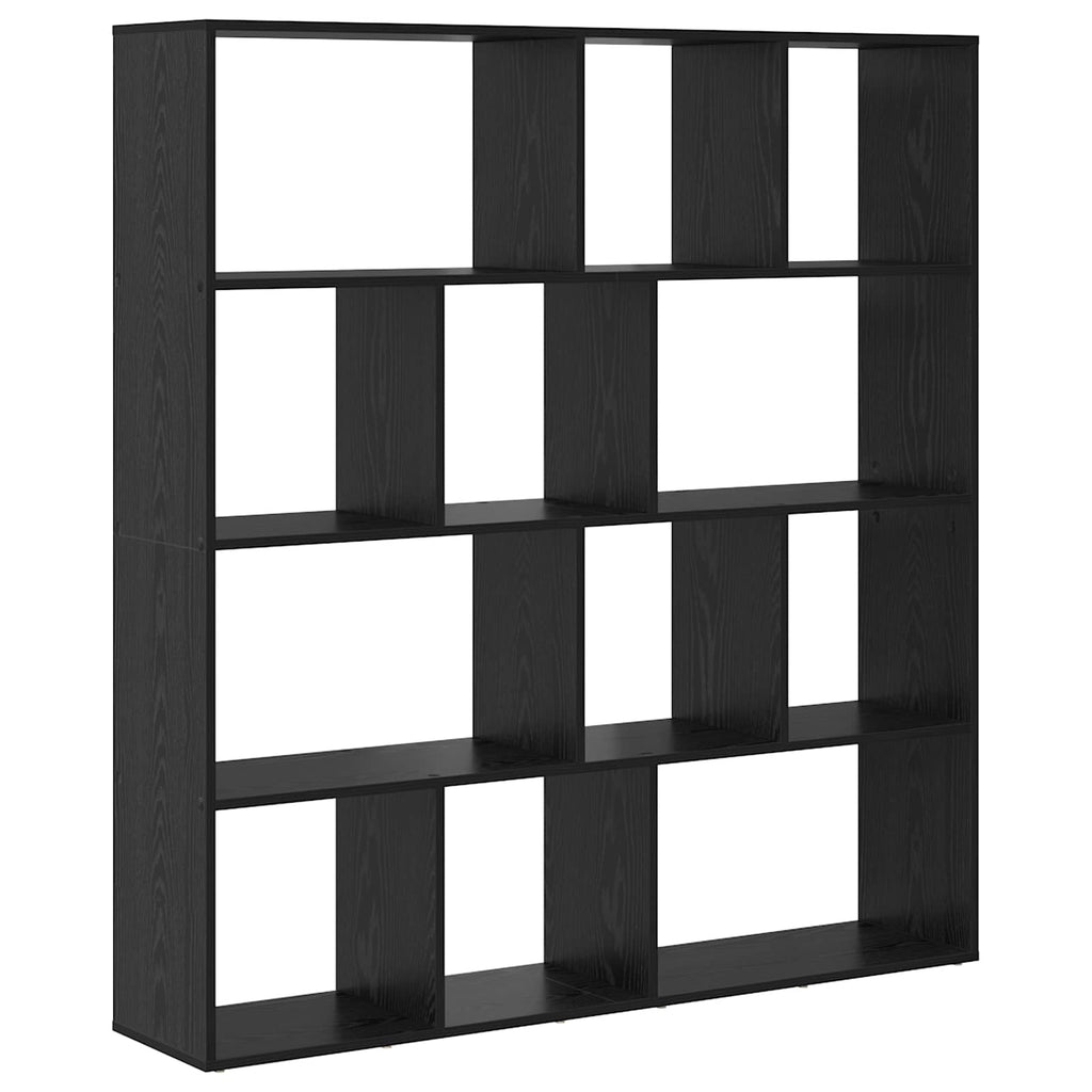 Librería Roble Negro 132 x 29 x 141,5 cm Madera de ingeniería