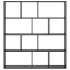 Librería Roble Negro 132 x 29 x 141,5 cm Madera de ingeniería