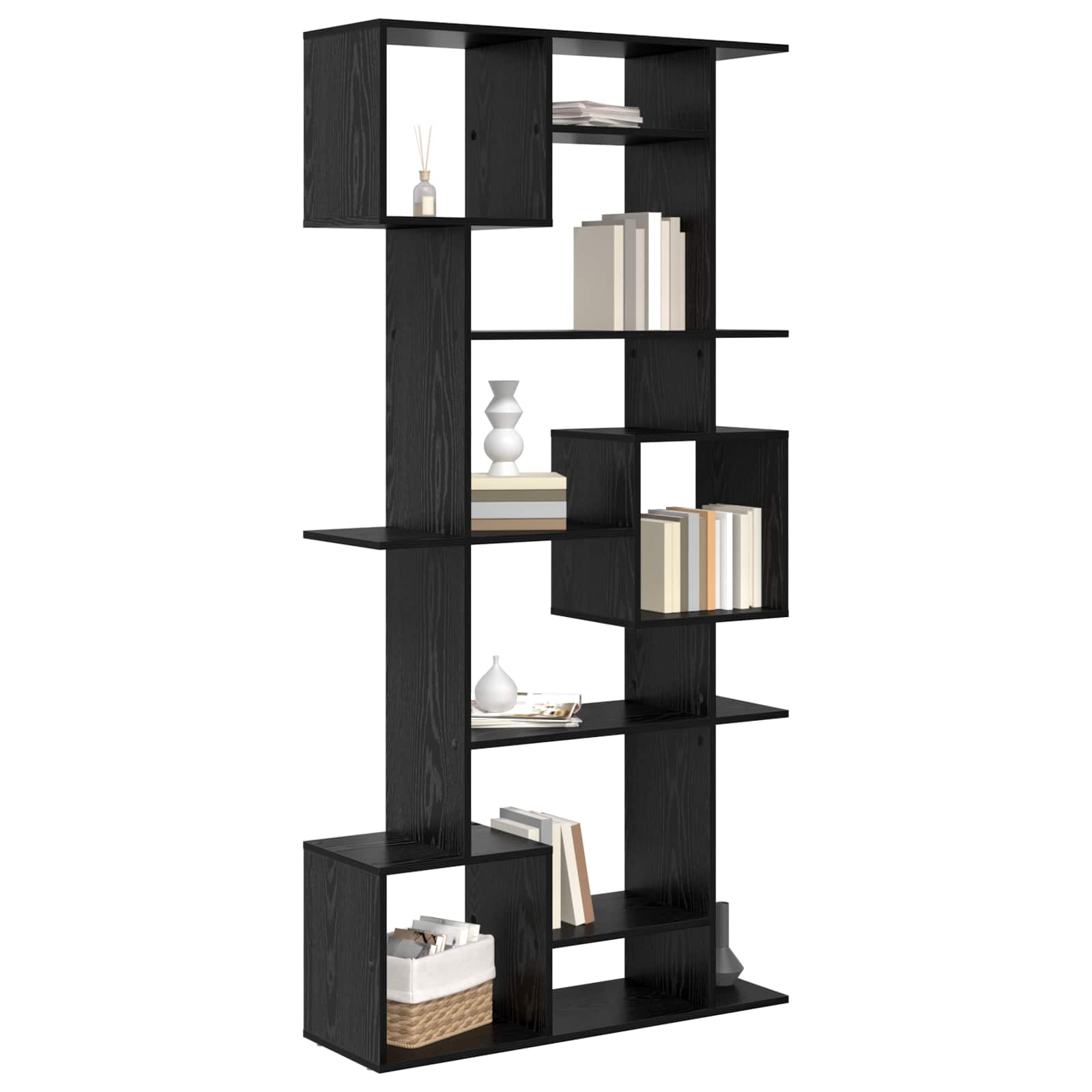 Librería Roble Negro 92 x 29 x 188 cm Madera de ingeniería