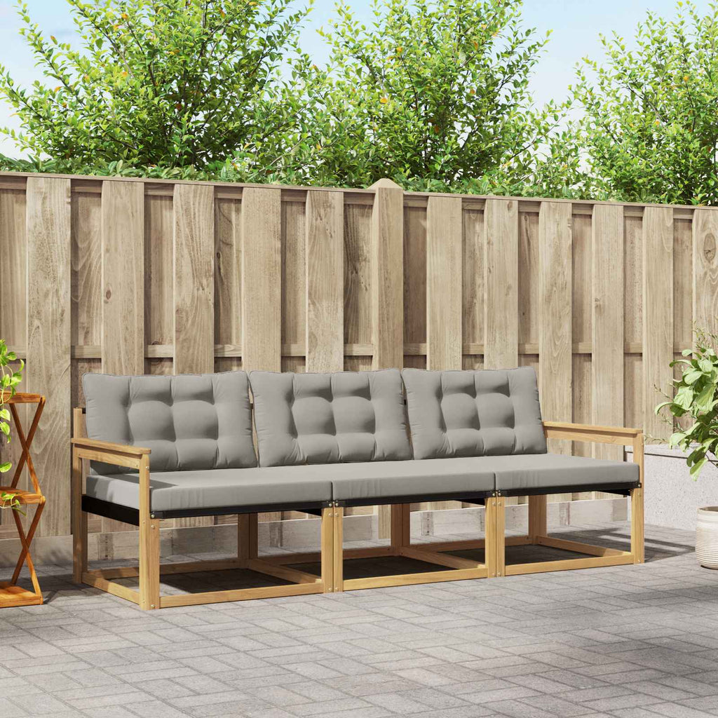 Conjunto de sofás de exterior 10 pcs Blanco y Antracita