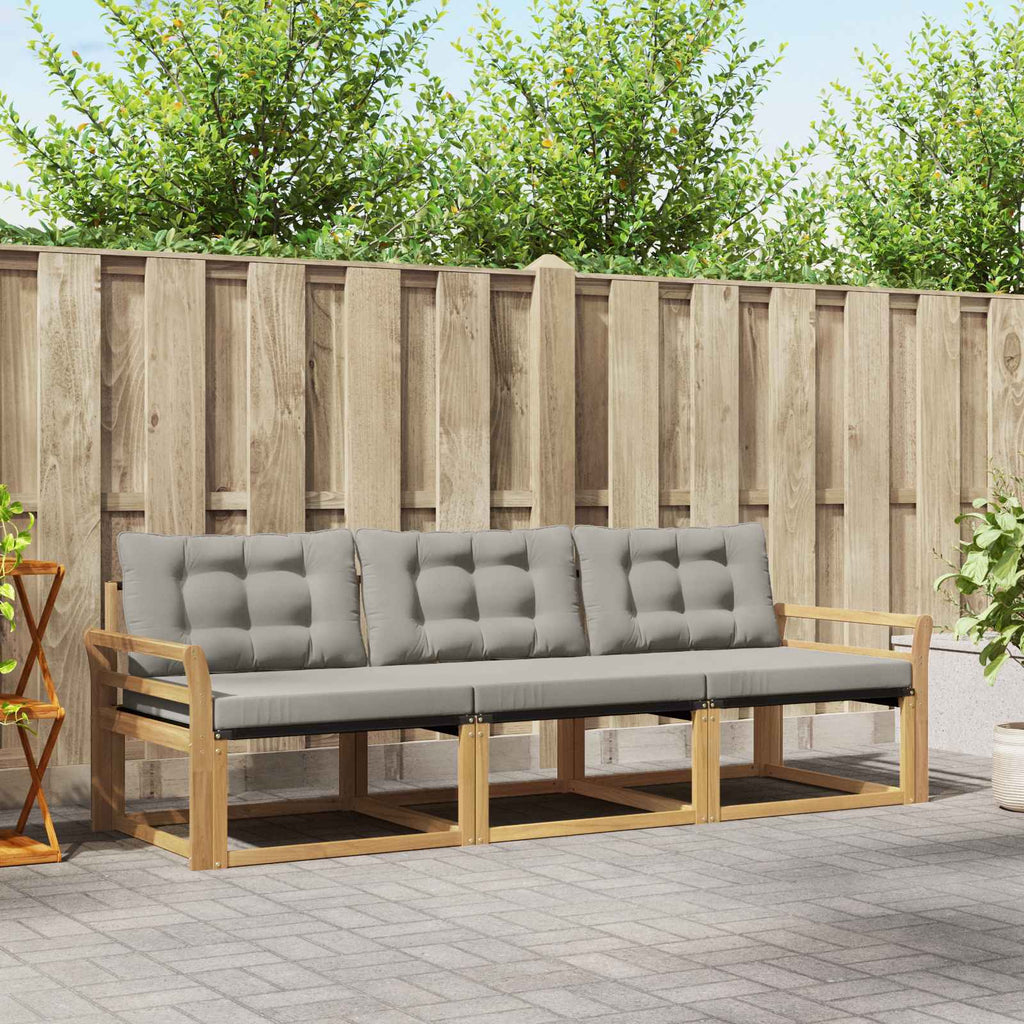 Conjunto de sofás de exterior 10 pcs Blanco y Antracita