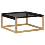 Conjunto de sofás de exterior con cojín 5 pcs Blanco y Negro