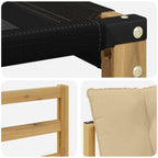 Conjunto de sofás de exterior con cojín 5 pcs y Beige