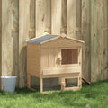 Gallinero Marrón 75 x 60 x 89 cm Madera de pino macizo