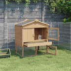 Gallinero Marrón 75 x 60 x 89 cm Madera de pino macizo