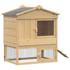 Gallinero Marrón 75 x 60 x 89 cm Madera de pino macizo