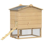 Gallinero Marrón 75 x 60 x 89 cm Madera de pino macizo