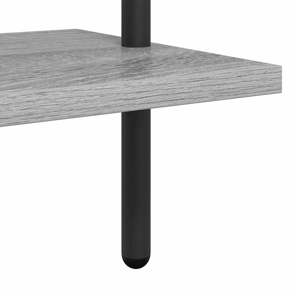 Estante de libros Gris Sonoma 60 x 24 x 168 cm