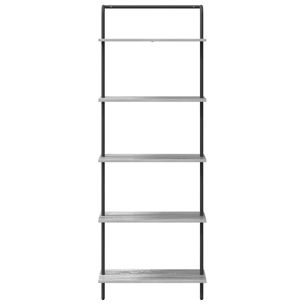 Estante de libros Gris Sonoma 60 x 24 x 168 cm