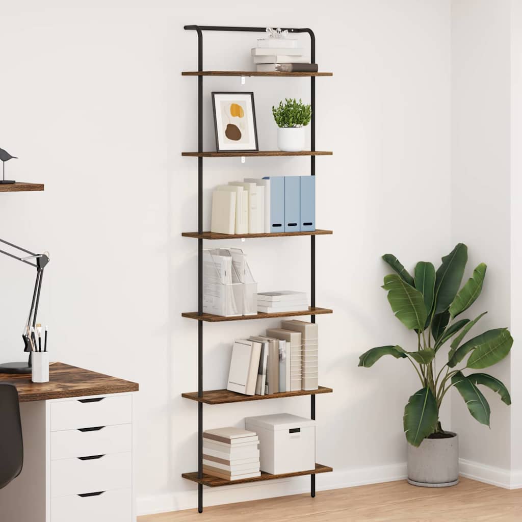 Sonoma Gray Bookcase 60 x 24 x 168 cm