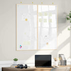 Tablero de Anuncios 100 x 100 x 1,4 cm Madera maciza de pino