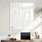 Tablero de Anuncios 100 x 100 x 1,4 cm Madera maciza de pino