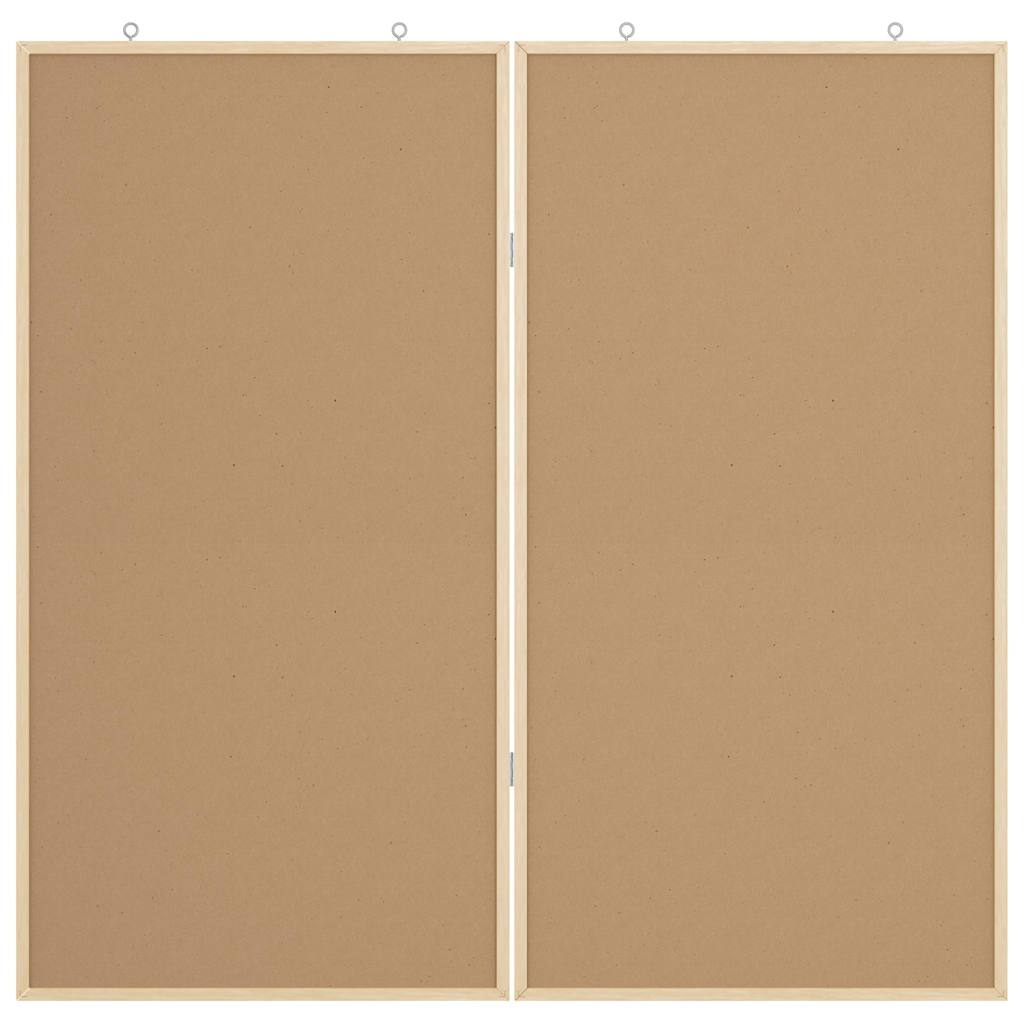 Tablero de Anuncios 100 x 100 x 1,4 cm Madera maciza de pino