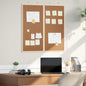 Tablero de Anuncios 100 x 100 x 1,4 cm Madera maciza de pino