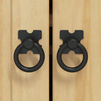 Armario con estante SKI 4 pcs Marrón Miel Madera de pino macizo