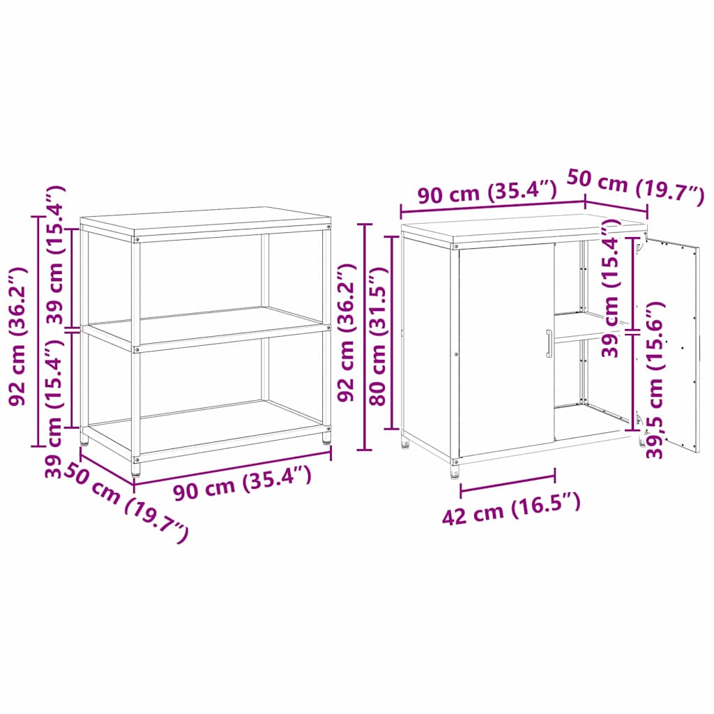 Juego de Almacenamiento de Cocina HATTEM 2 pcs