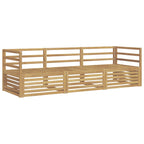 Conjunto de sofás de exterior 3 pcs Blanco