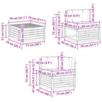 Conjunto de sofás de exterior 8 pcs Blanco y Antracita