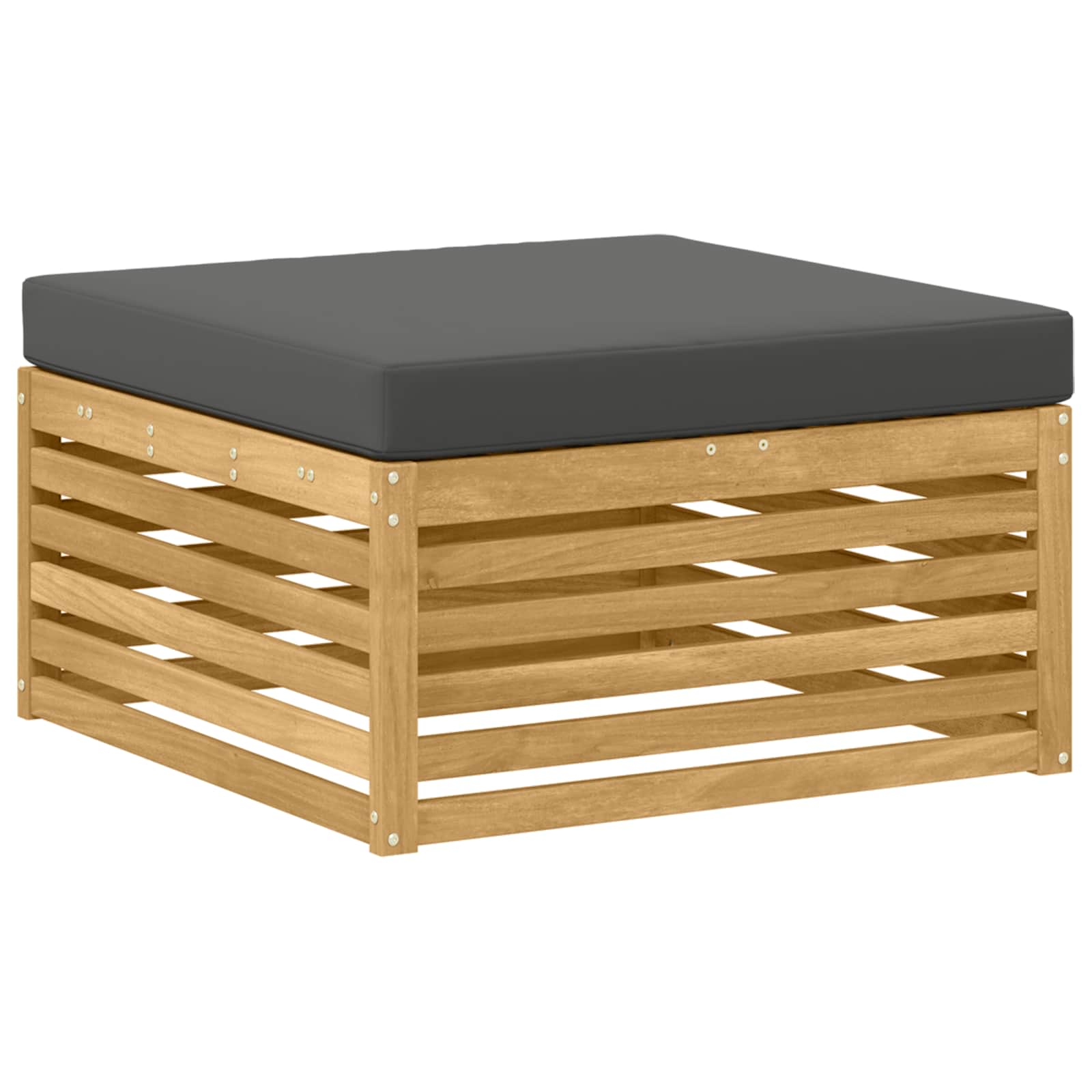 Conjunto de sofás de exterior 7 pcs Blanco y Antracita