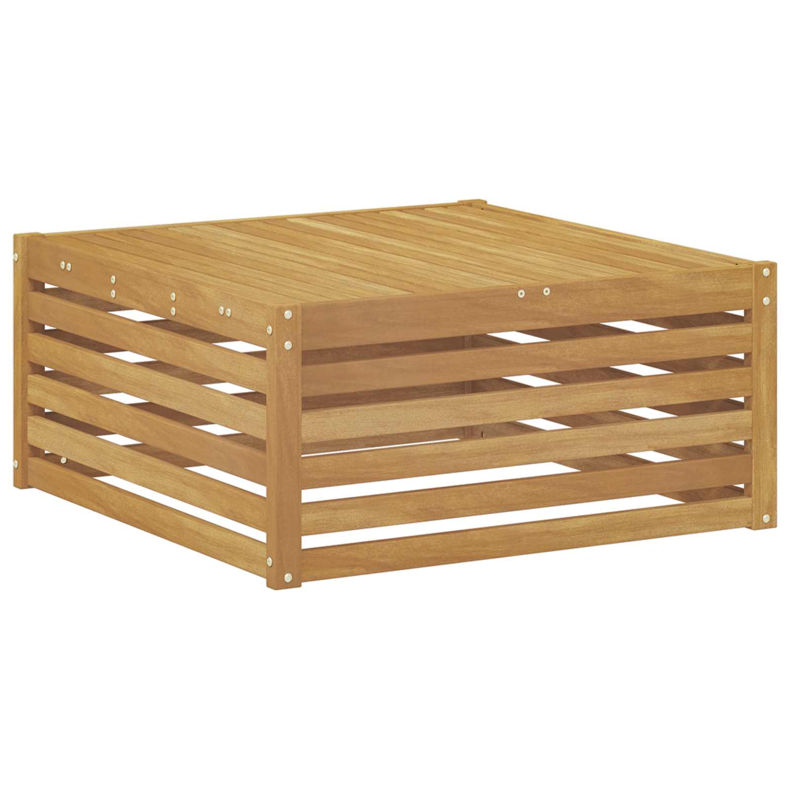 Conjunto de sofás de exterior 7 pcs Blanco y Antracita