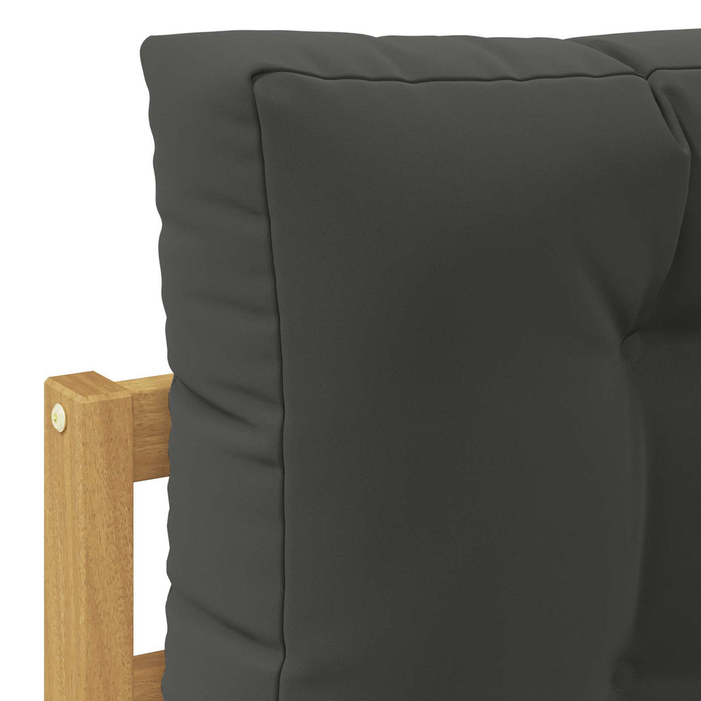 Conjunto de sofás de exterior 7 pcs Blanco y Antracita