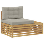 Conjunto de sofás de exterior Blanco 230,5 x 83 x 73 cm