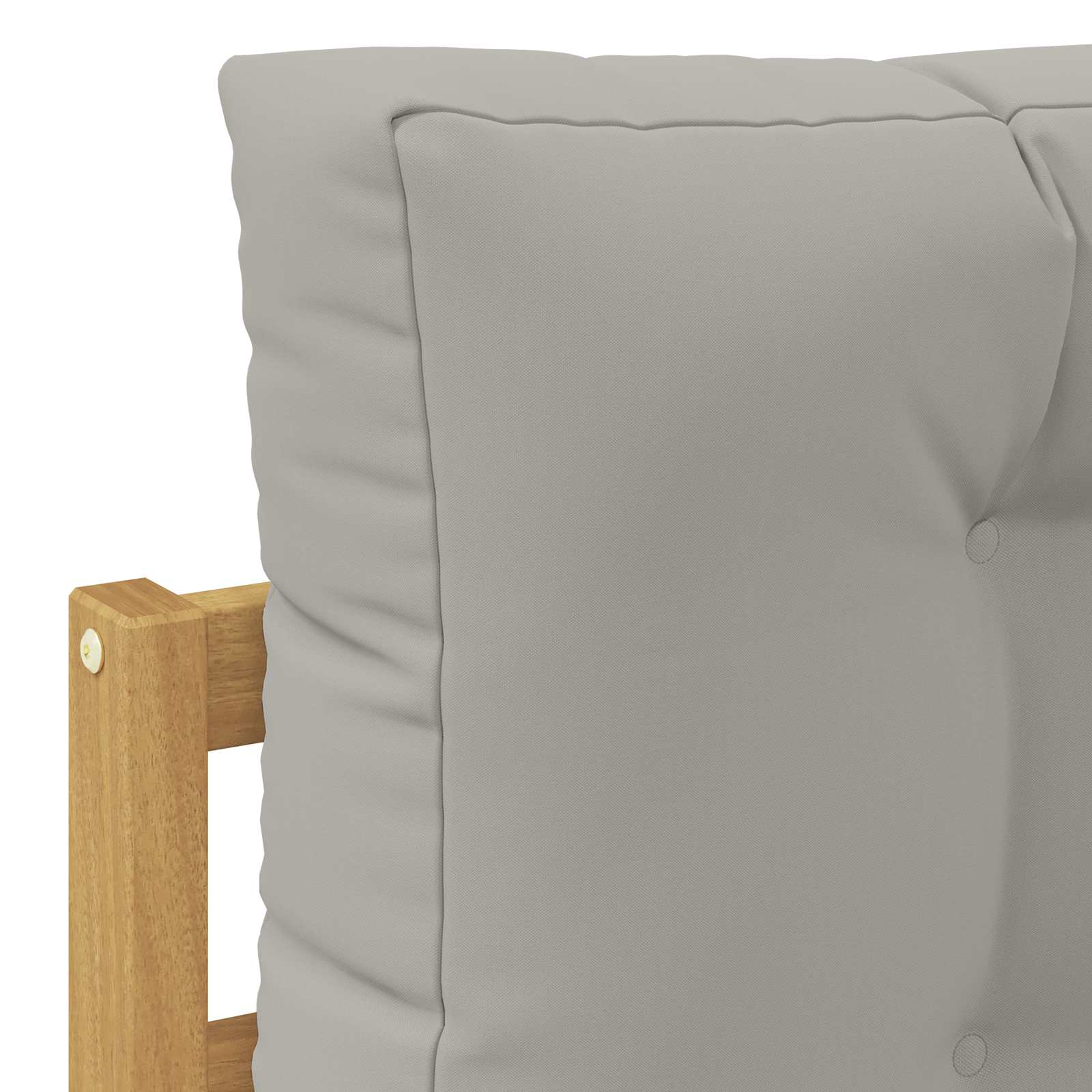 3 Pieza Conjunto de sofás de exterior Poliéster Blanco