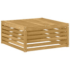 3 Pieza Conjunto de sofás de exterior Poliéster Blanco