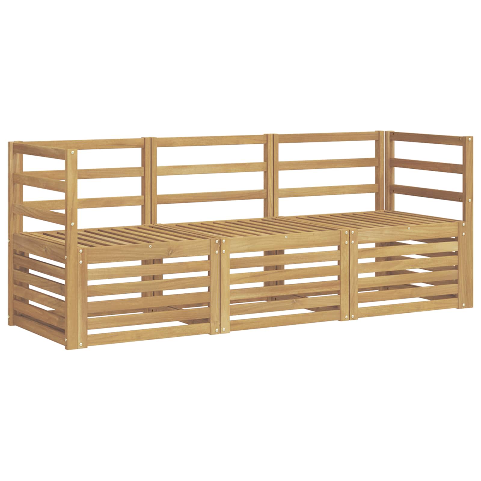 Juegos de sofás Madera de Acacia Sólida