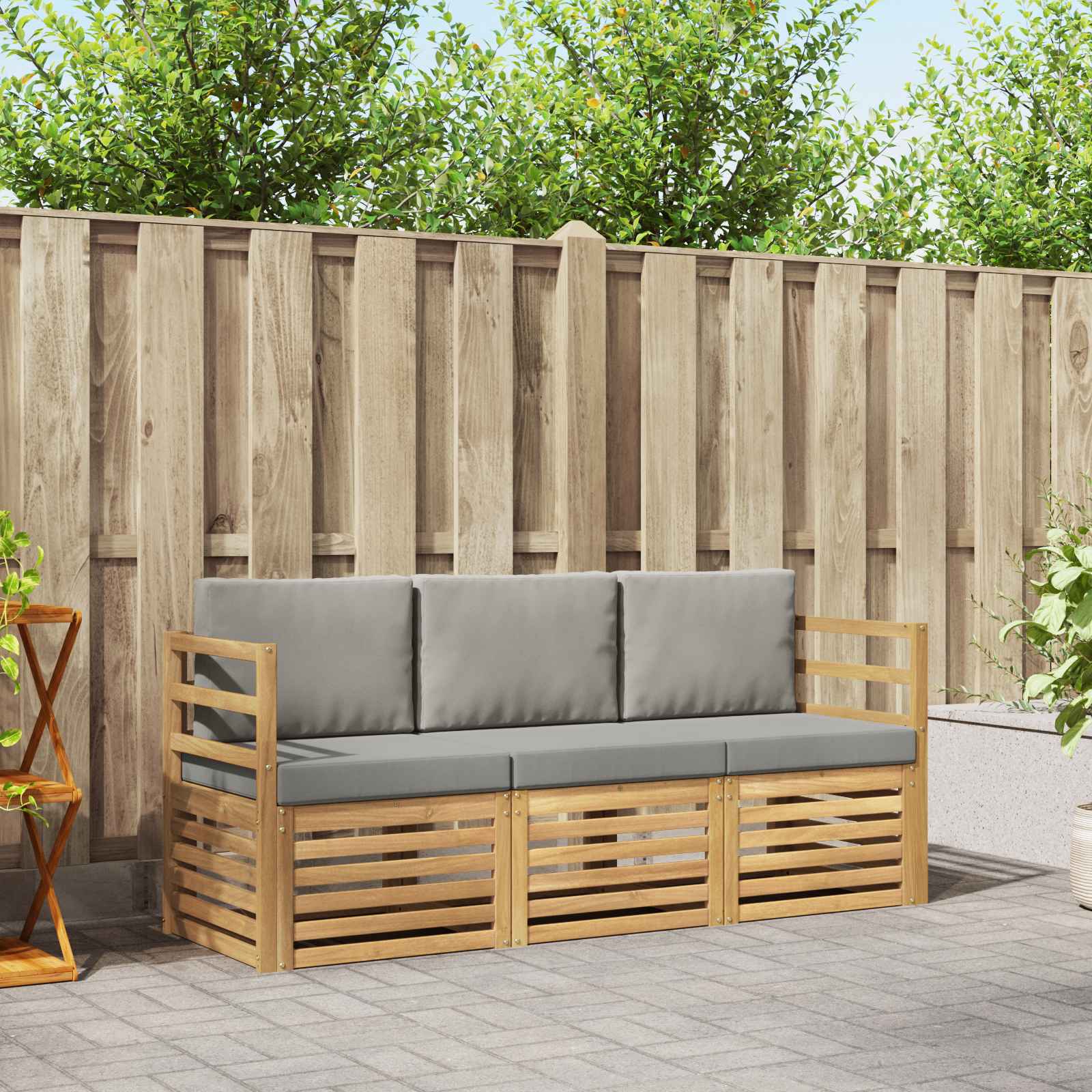 Juegos de sofás Madera de Acacia Sólida