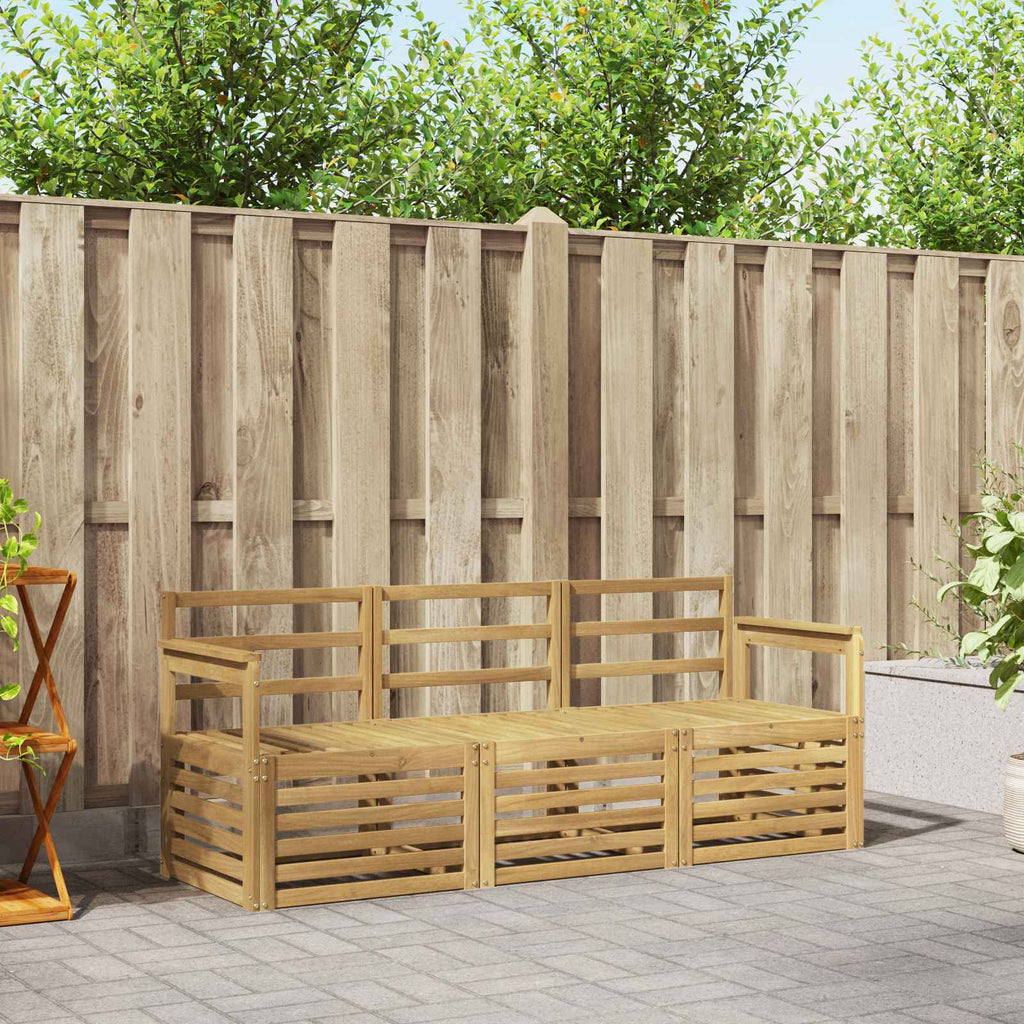 Juegos de sofás Madera de Acacia Sólida
