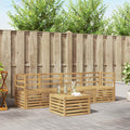 Conjunto de sofás de exterior 5 pcs Blanco