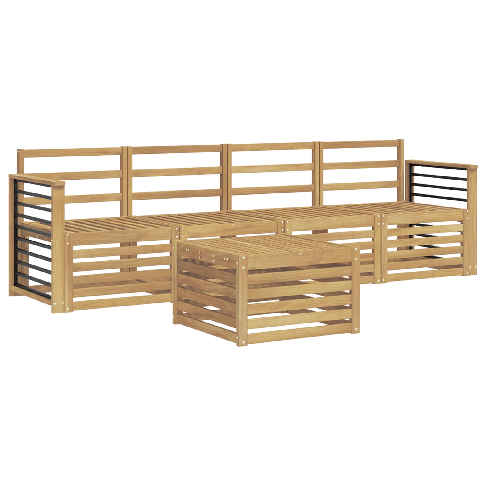 Juegos de sofás Madera de Acacia Sólida