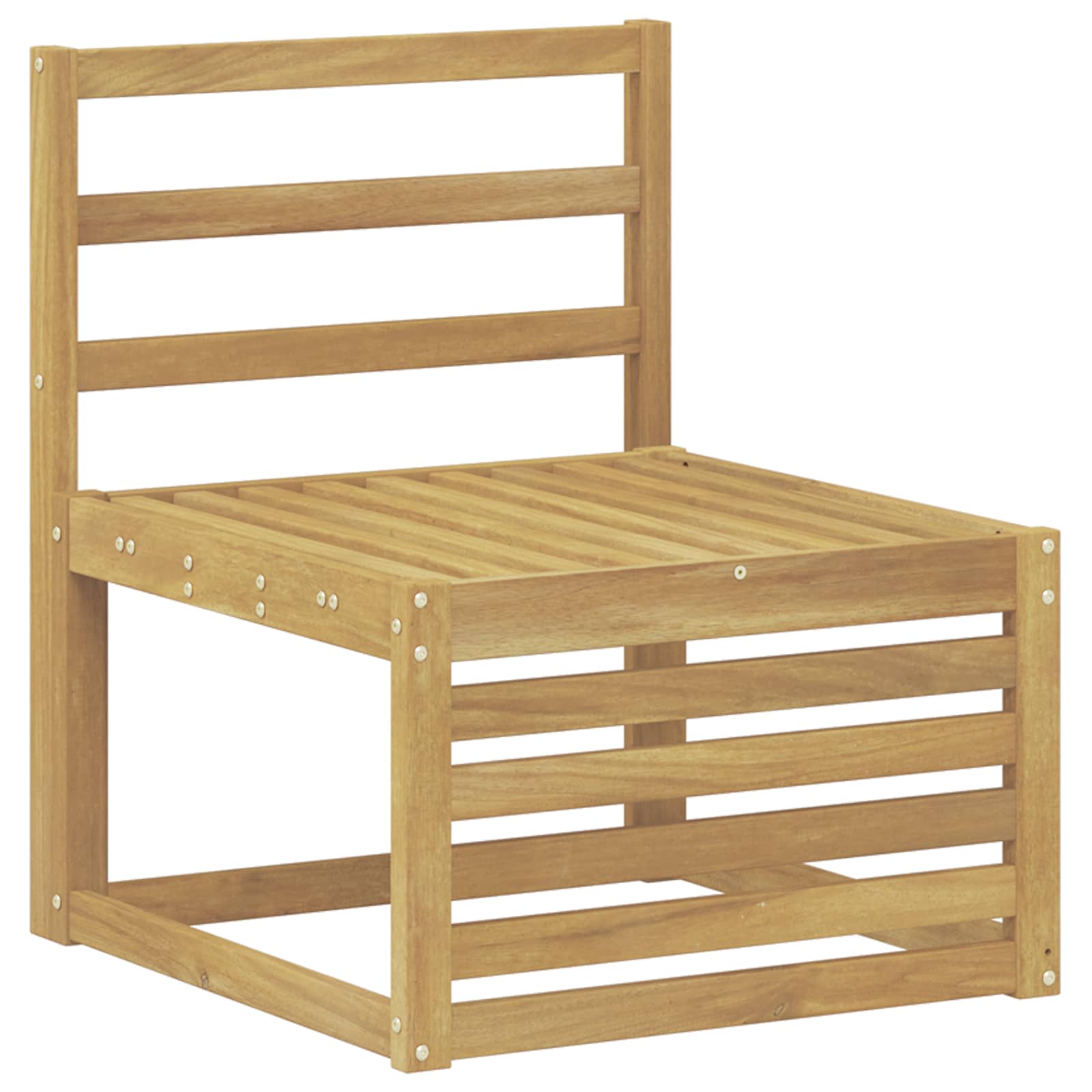 Conjunto de sofás de exterior 7 pcs Blanco