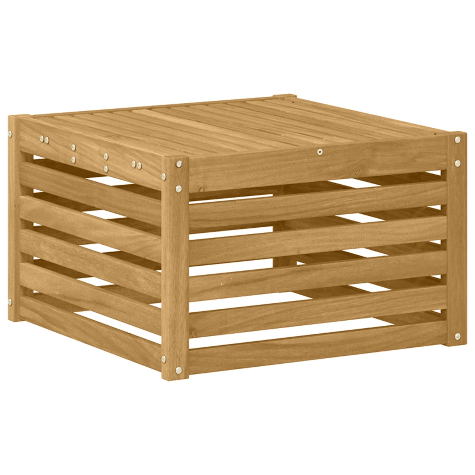 Conjunto de sofás de exterior 7 pcs Blanco