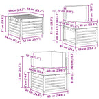 Conjunto de sofás de exterior 8 pcs Blanco y Antracita