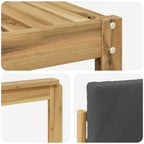 Conjunto de sofás de exterior 9 pcs Blanco y Antracita