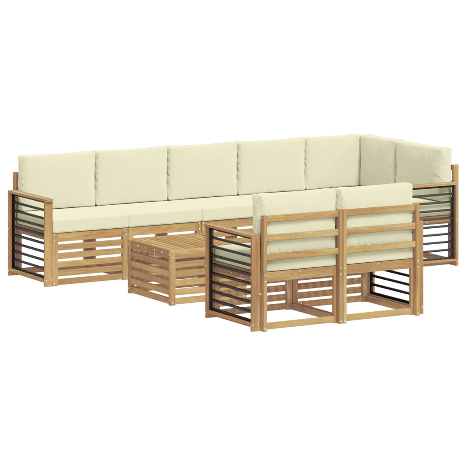 Juegos de sofás Madera de Acacia Sólida