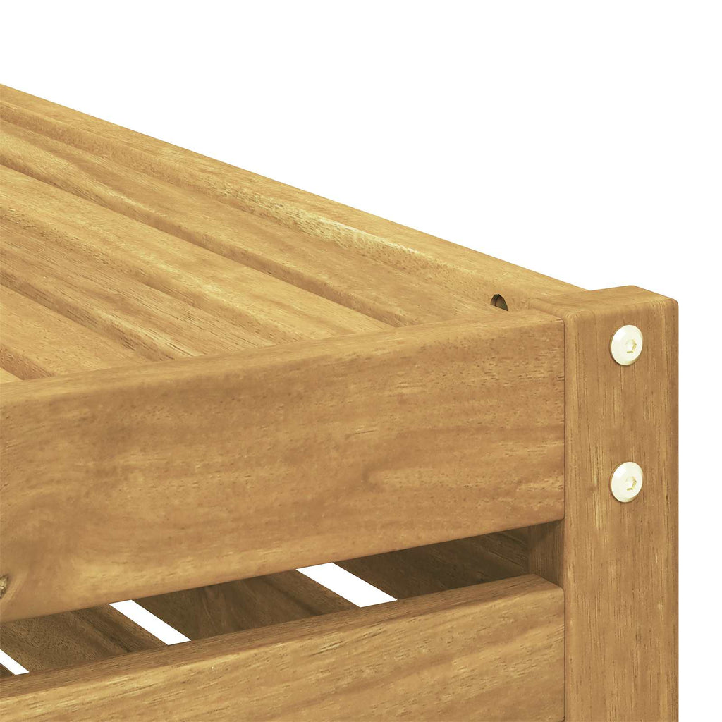 Conjunto de sofás de exterior 5 pcs Blanco 249 x 122,5 x 73 cm