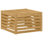 Conjunto de sofás de exterior 5 pcs Blanco 249 x 122,5 x 73 cm