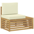 Conjunto de sofás de exterior Blanco 182,5 x 63 x 73 cm