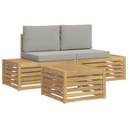 Conjunto de sofás de exterior 4 Pieza