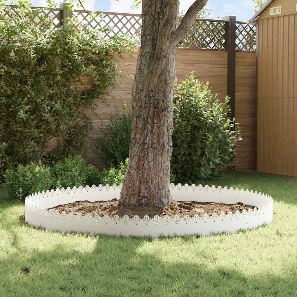 Borduras para césped 10 pcs 103 x 0,05 x 22 cm Acero