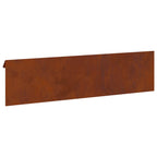 Valla para caracoles 16 pcs Oxidado 100 x 3,5 x 25 cm