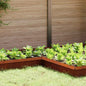 Snail fence 16 pcs Rusted 100 x 3.5 x 25 cm