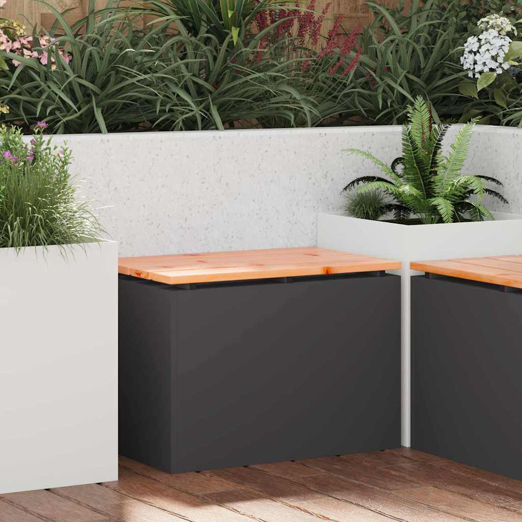 Banco de jardín 1-Número de plazas 60 x 40 x 43 cm Acero