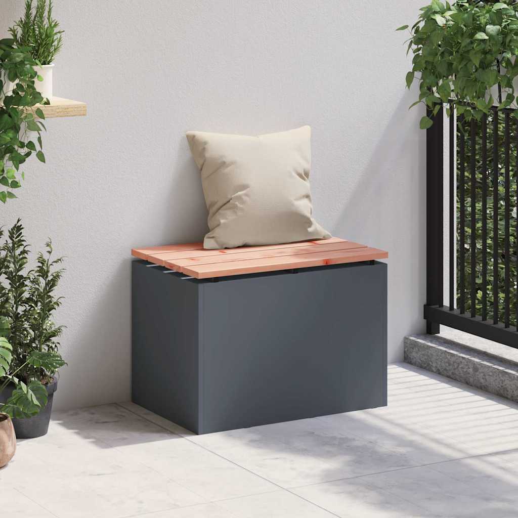 Banco de jardín 1-Número de plazas 60 x 40 x 43 cm Acero