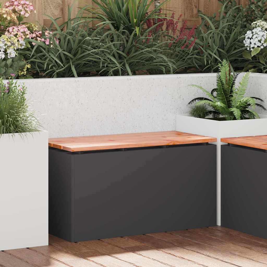 Banco de jardín 1-Número de plazas 60 x 40 x 43 cm Acero