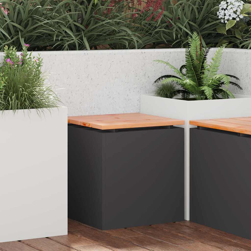 Banco de jardín 1-Número de plazas 60 x 40 x 43 cm Acero