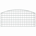 Juego de Cercas para Estanque 5 pcs Verde 100 x 50 cm Acero